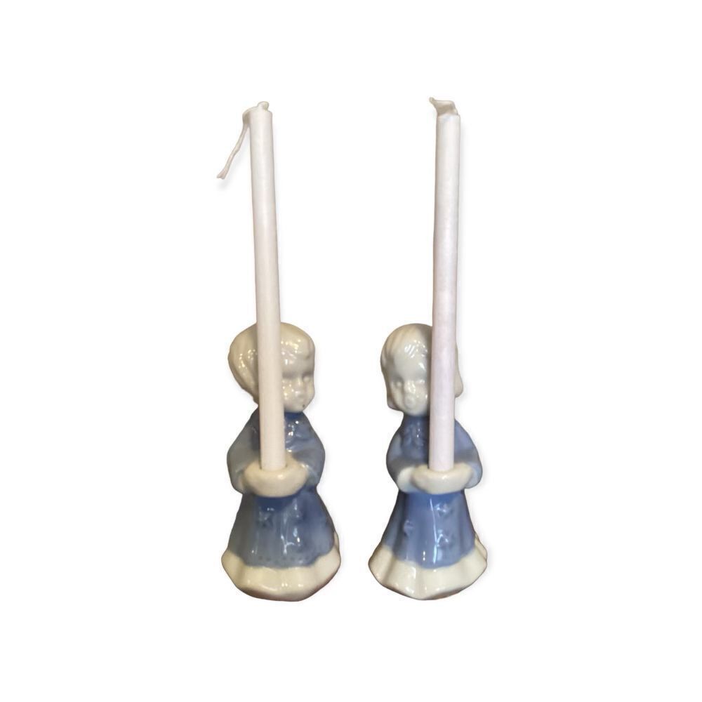 Vintage Alter Boy & Choir Girl Candle Holders